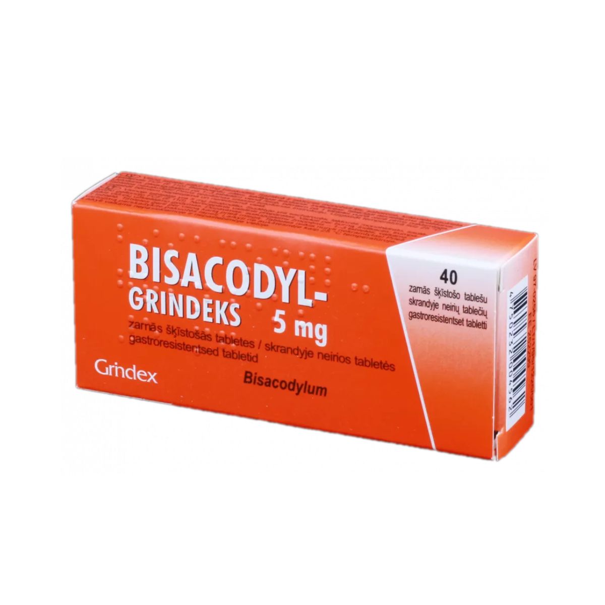 Bisacodyl Grindeks 5 MG - 40 TABLETA