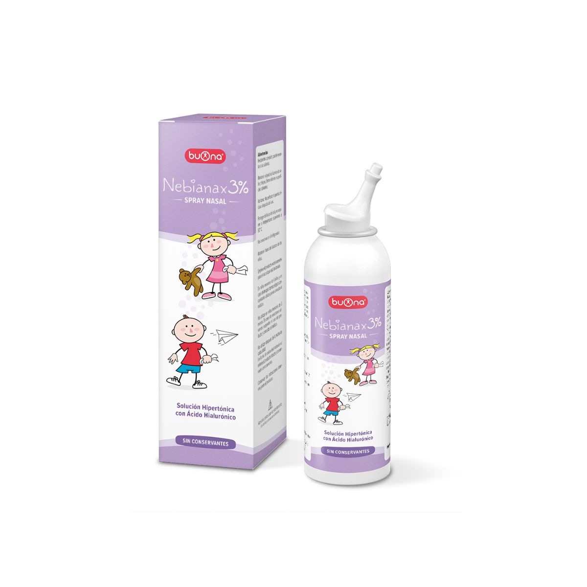 Buona - Nebianax 3% Baby Nasal Spray -100 ML