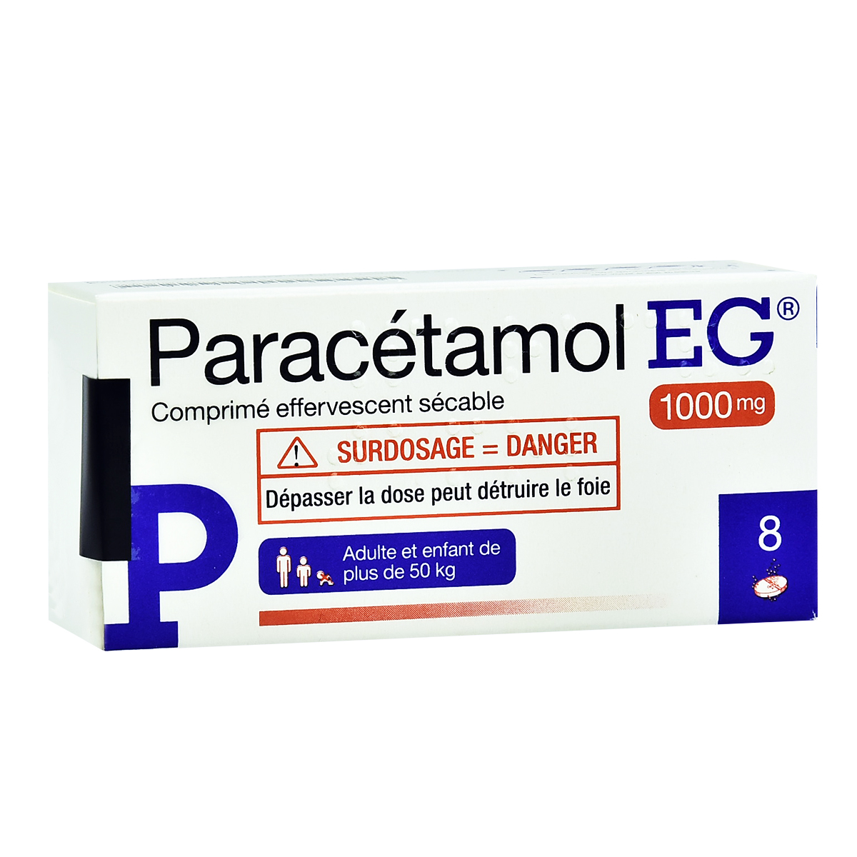 Paracetamol EG 1000 MG – 8 Tableta Eff