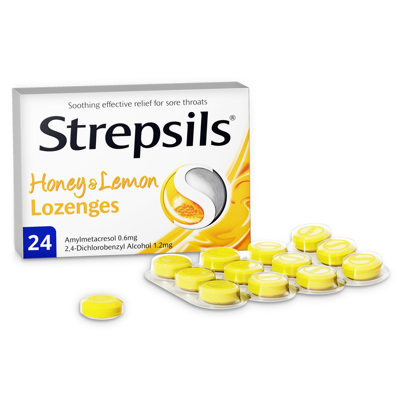 Strepsils Mjalte dhe Limon x 24 Karamele