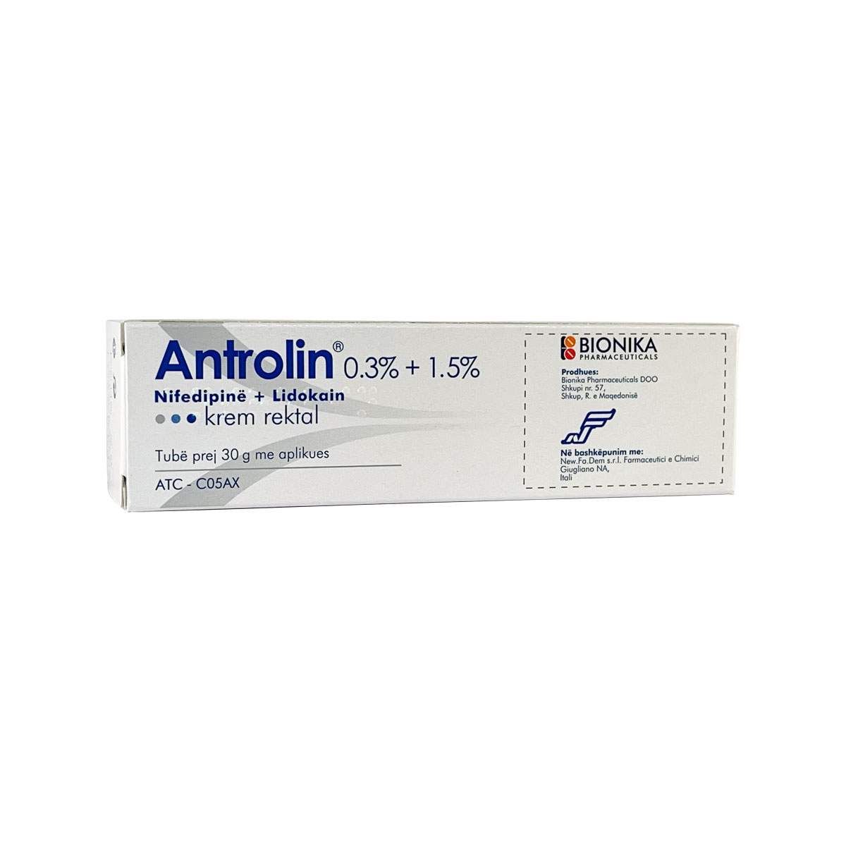 Antrolin Krem Rektal – 30 GR