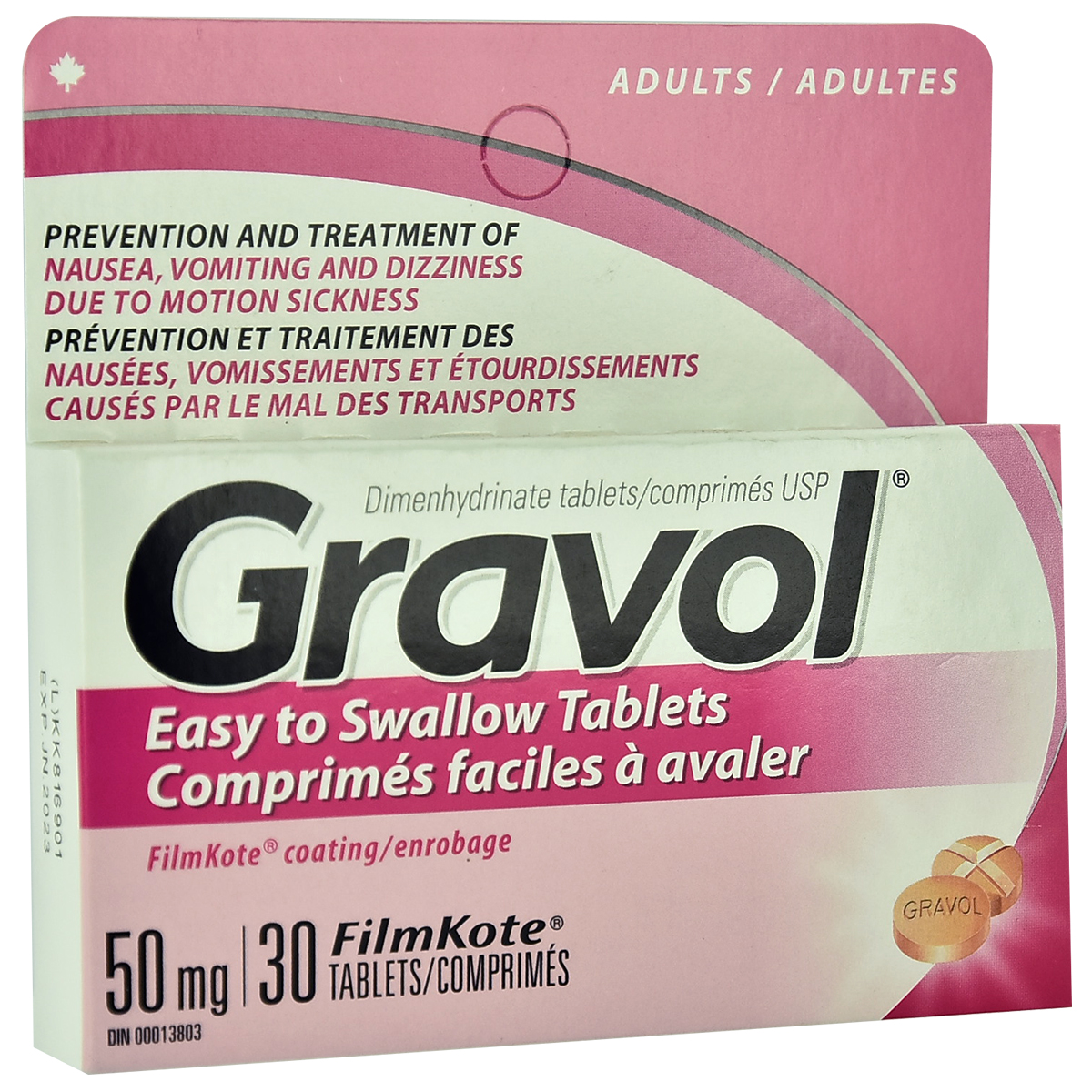 Gravol – 30 Tableta