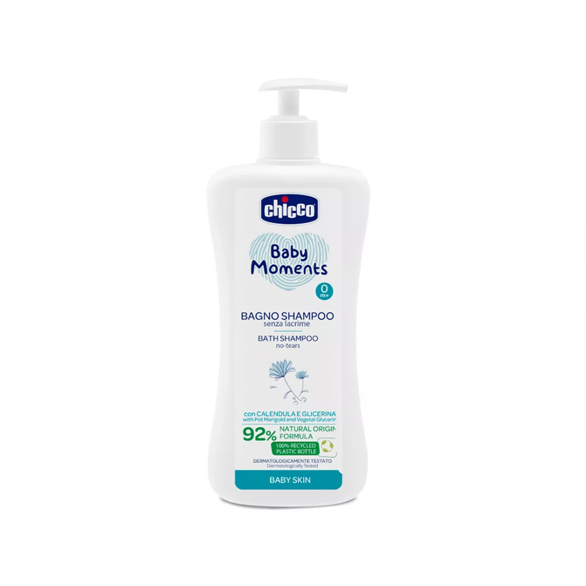 Chicco – Baby Moments Bath Shampoo No-Tears (+0 m) 500 ML