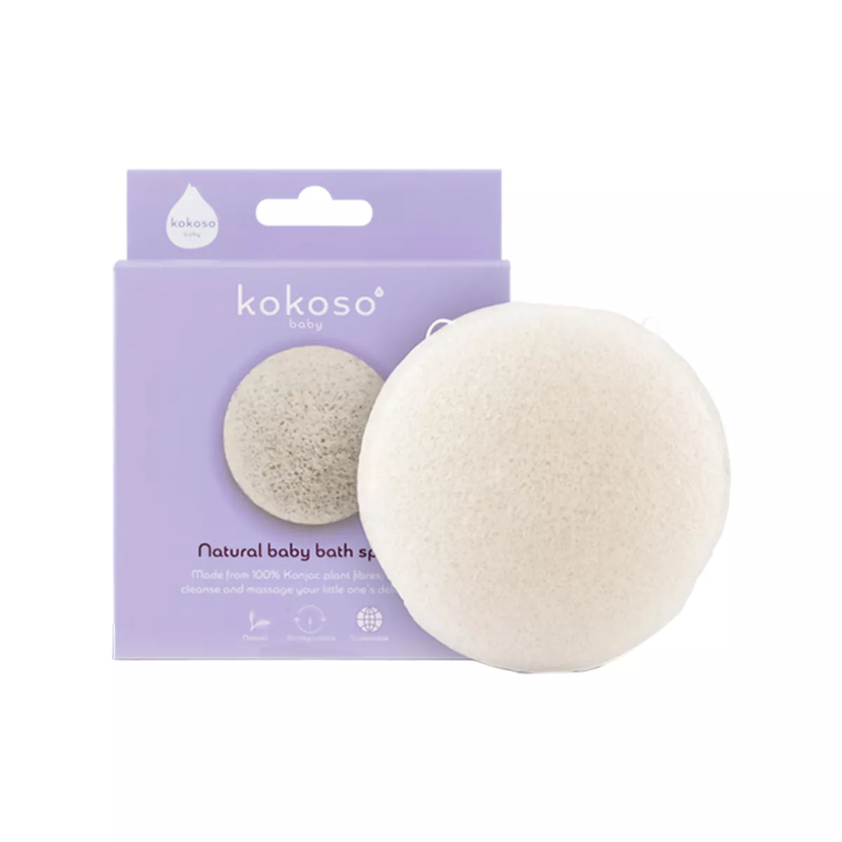 Kokoso Baby – Natural Baby Bath Sponge