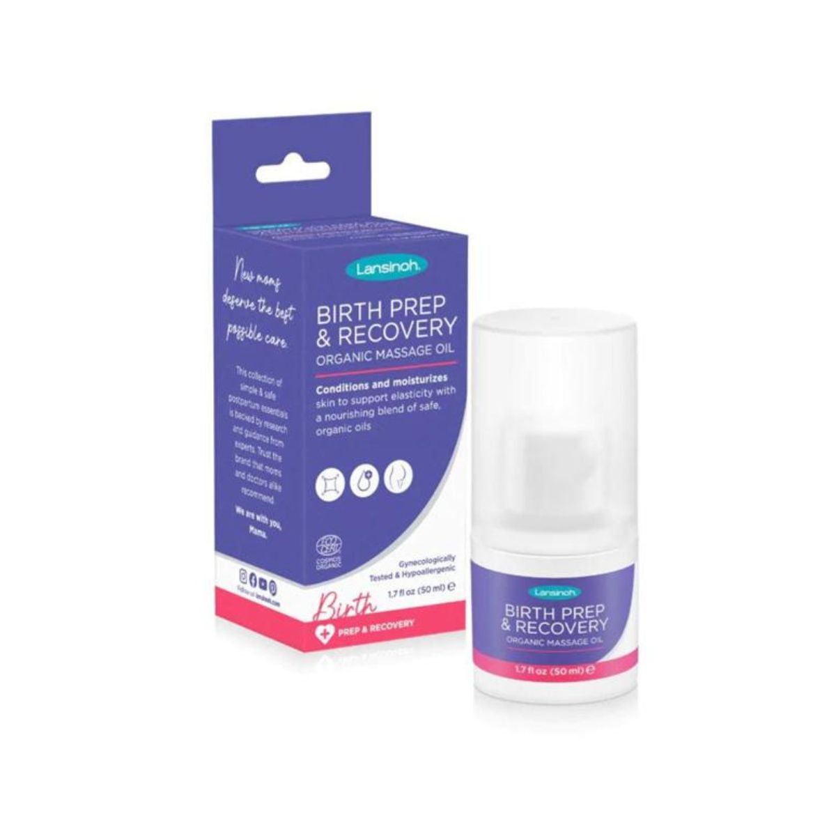 Lansinoh – Birth Prep & Recovery Massage Oil 50 ML