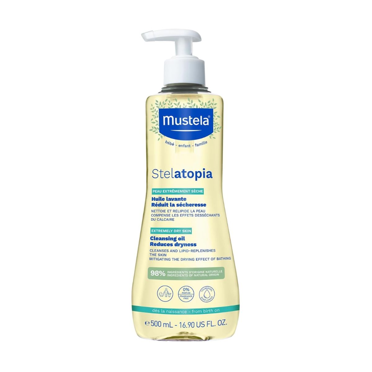 Mustela - Stelatopia Cleansing Oil 500 ML