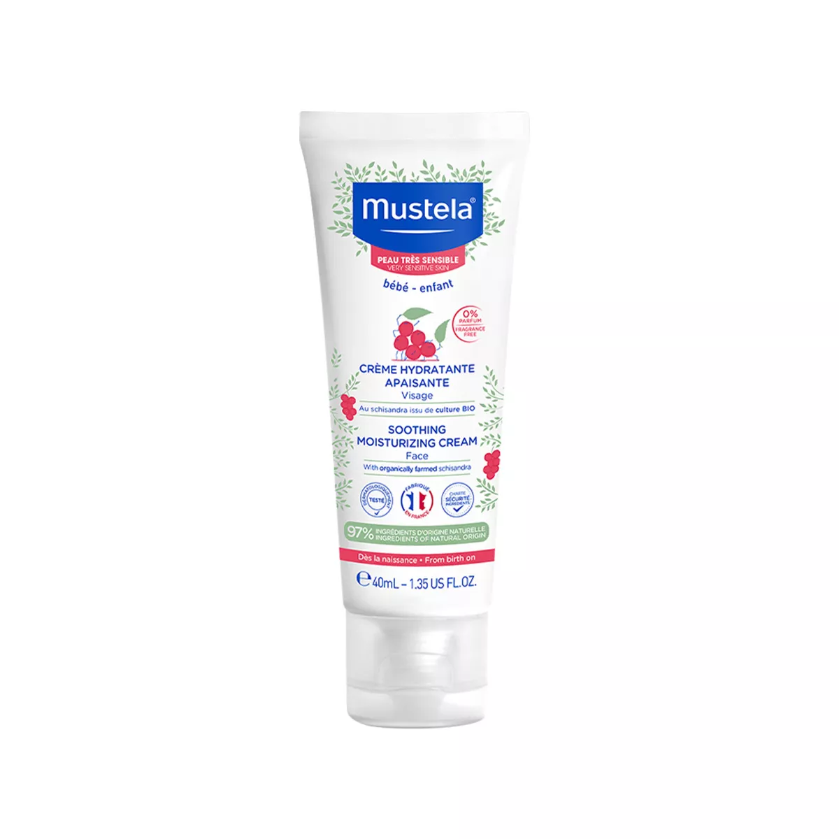 Mustela – Soothing Moisturizing Face Cream 40 ML