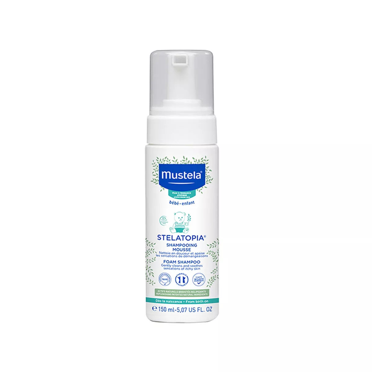 Mustela – Stelatopia Foam Shampoo 150 ML