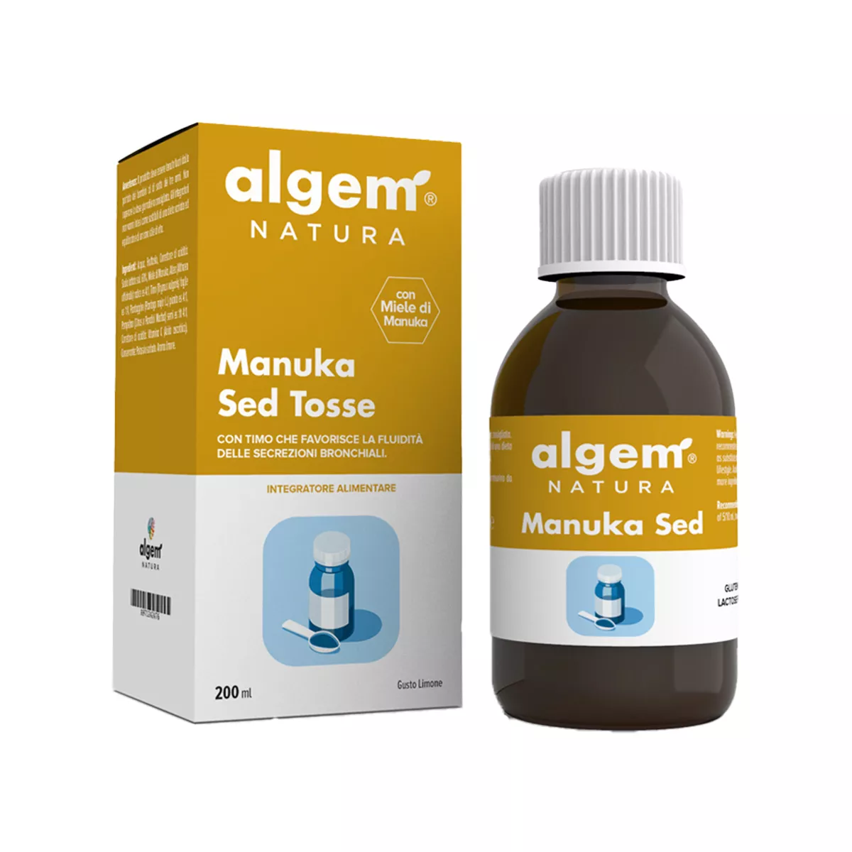 Algem Natura Manuka Sed Tosse Adult - Syrup 200 ML
