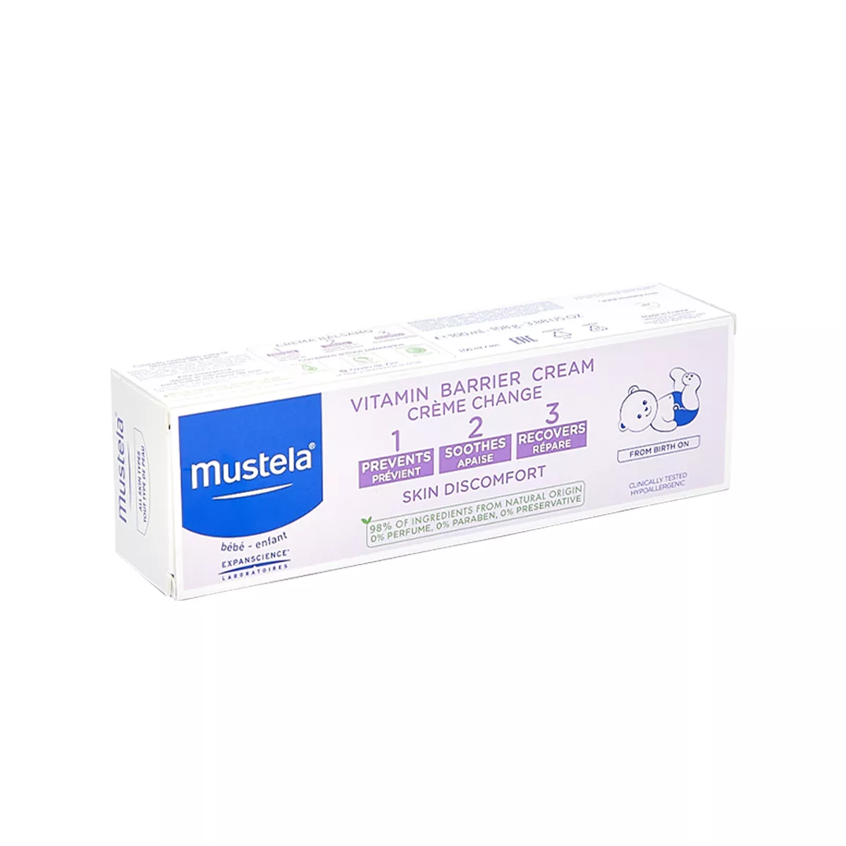 Mustela – Vitamin Barrier Cream Anti-Redness 100 ML