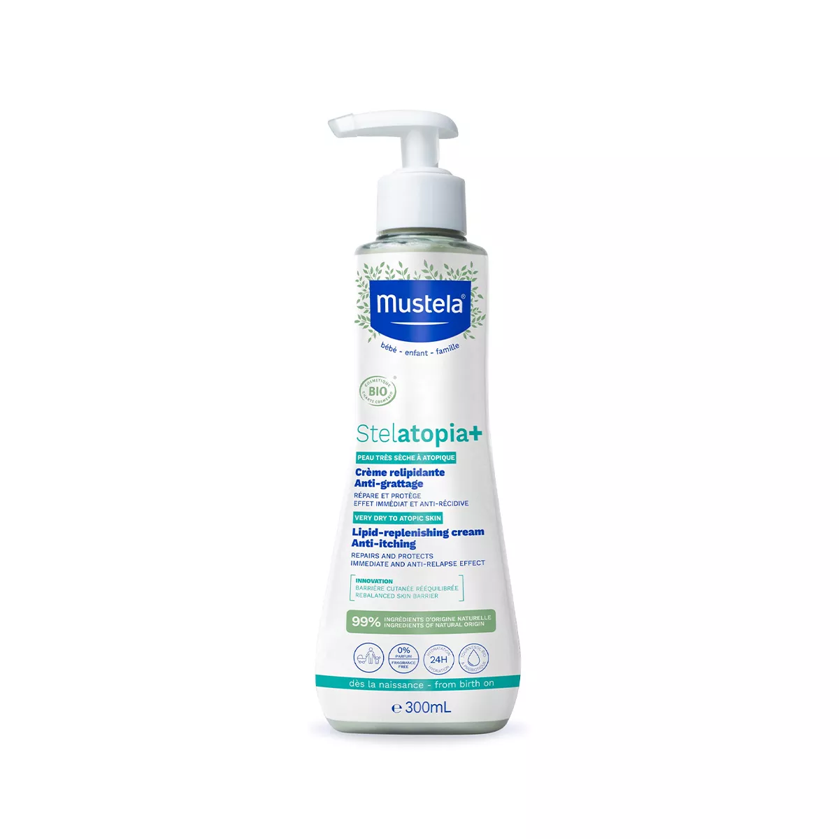 Mustela – Stelatopia+ Dry & Sensitive Skin Cream 300 ML