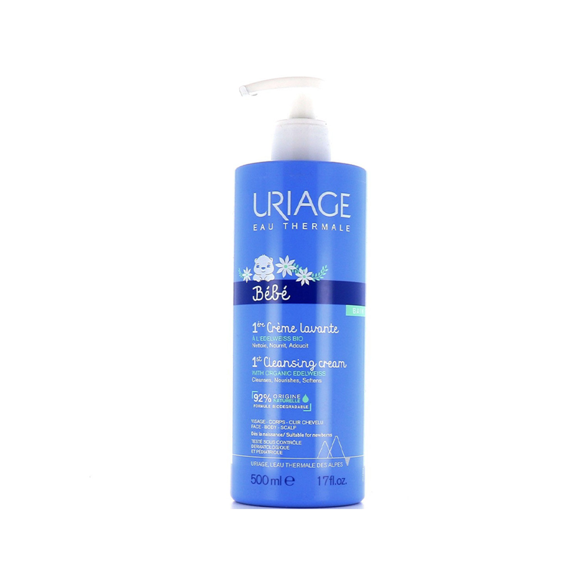 Uriage – Bébé 1st Cleansing Cream 500 ML