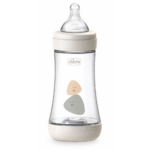 Chicco – Perfect 5 Silicon Bottle (2 m+) 240 ML – Neutral