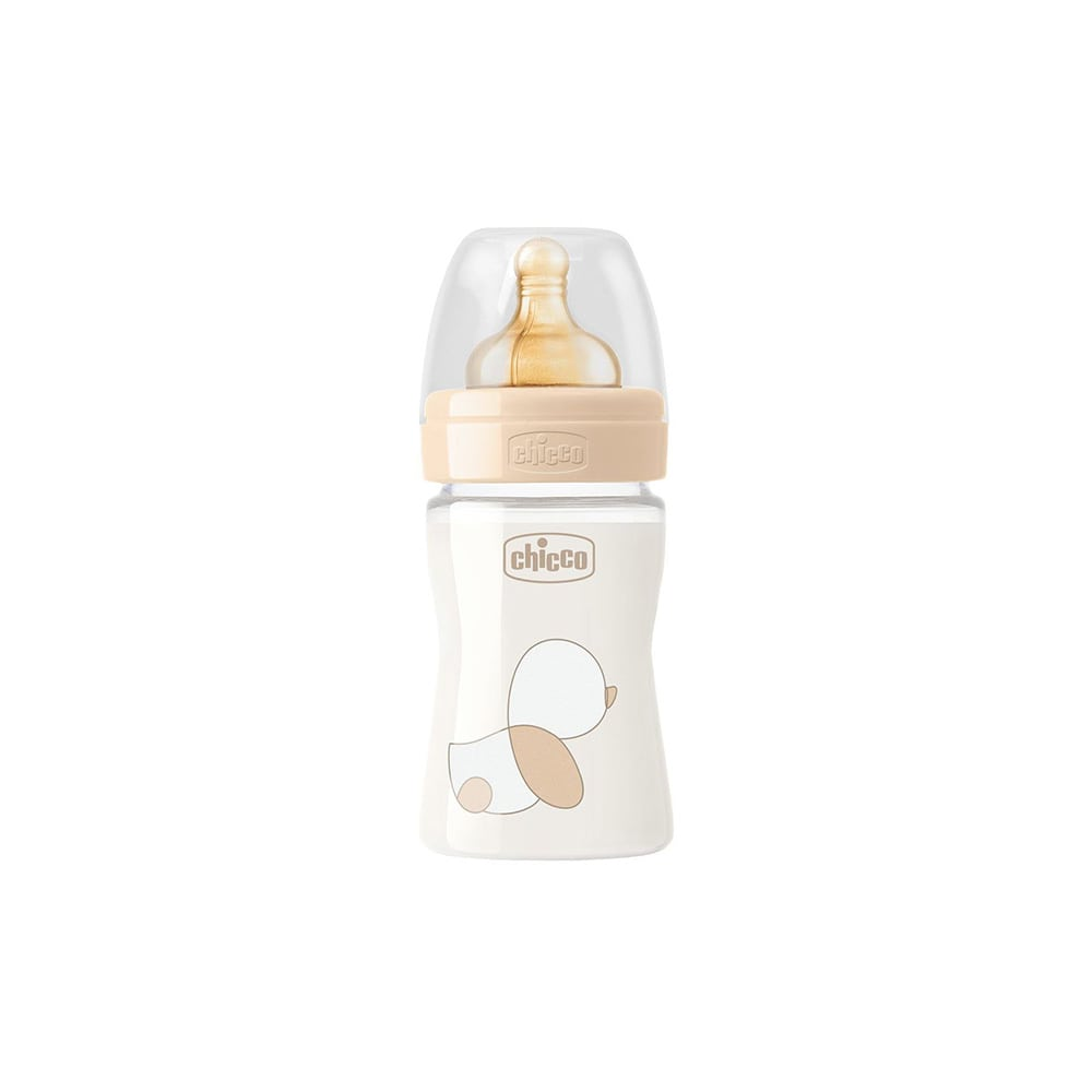 Chicco - Original Touch Latex Glass Bottle (0 m+) 150 ML