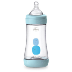 Chicco – Perfect 5 Silicon Bottle (2 m+) 240 ML – Mint