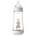 Chicco – Perfect 5 Silicon Bottle (4 m+) 300 ML – Neutral
