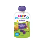 Hipp – Hippis – Lëng me Rrush te Zi, Kumbull & Dardhë (6 m+) 100 Gr