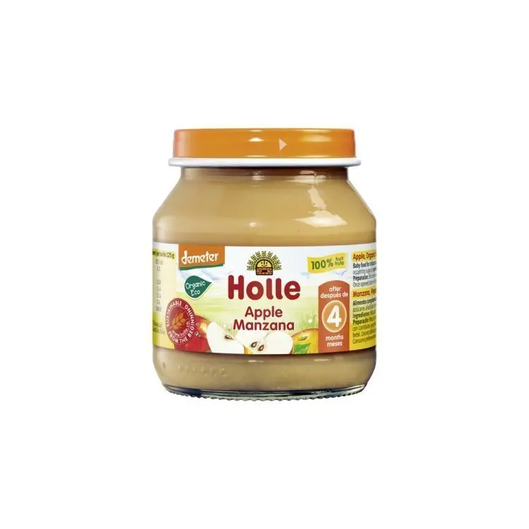Holle – Eco Organic - Pure me Mollë (4 m+) 125 Gr
