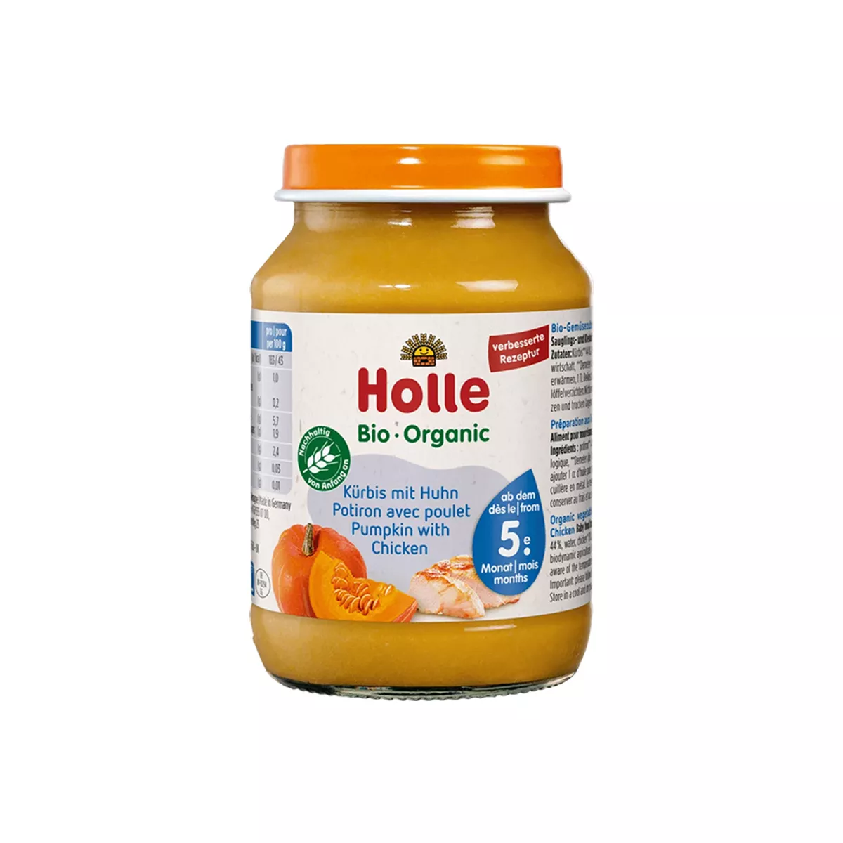 Holle – Bio Organic - Pure me Kungull & Mish Pule (5 m+) 190 Gr