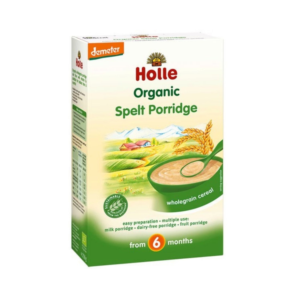 Holle - Organic Spelt Porridge (6 m+) 250 Gr