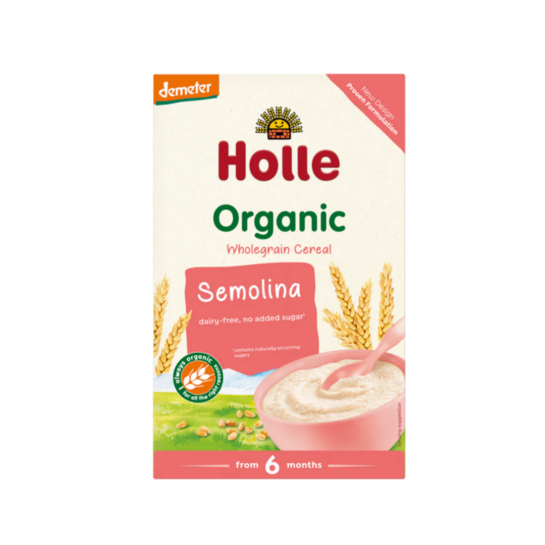 Holle – Organic Semolina Cereal (6 m+) 250 Gr