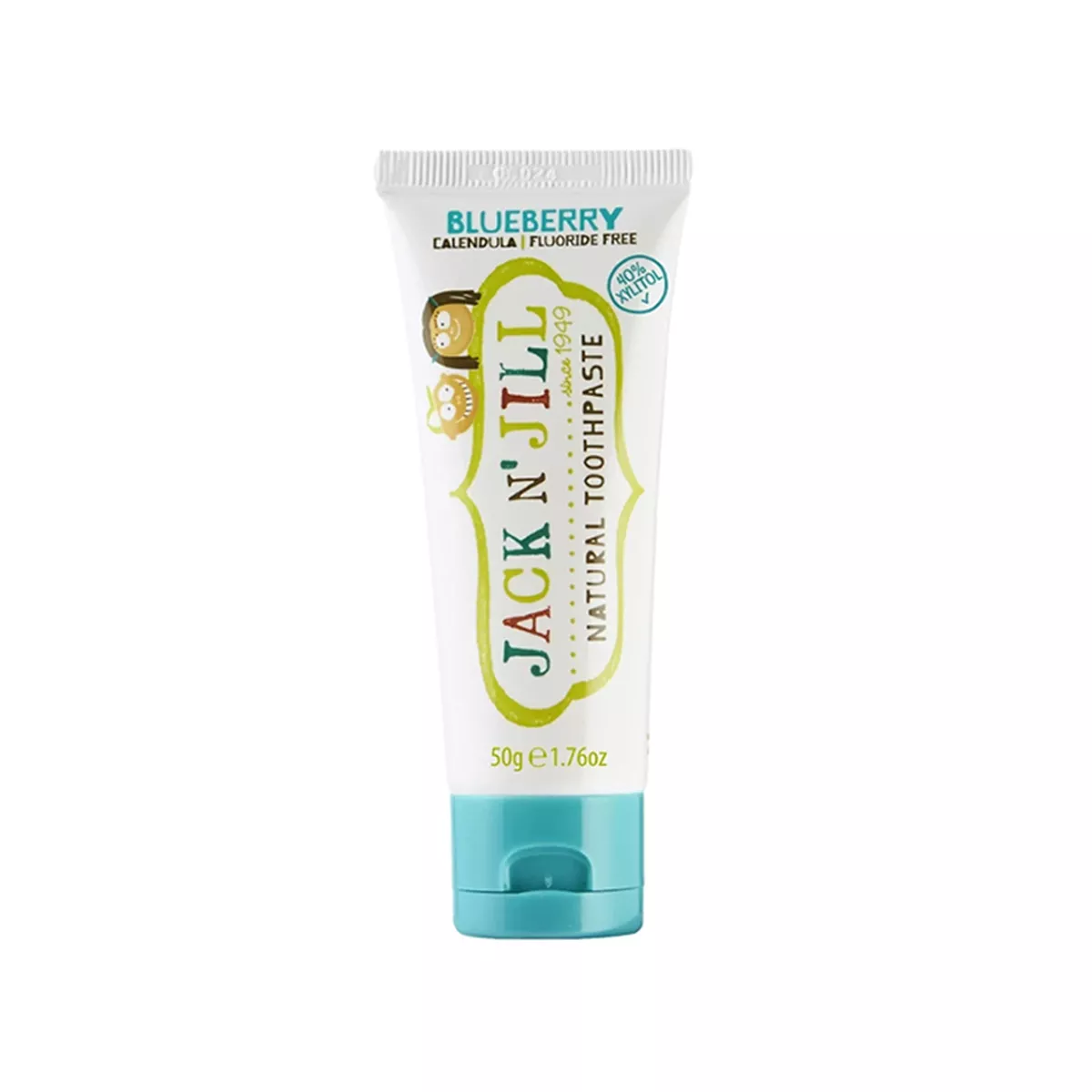 Jack N’ Jill – Natural Toothpaste Blueberry (+6m) 50 Gr