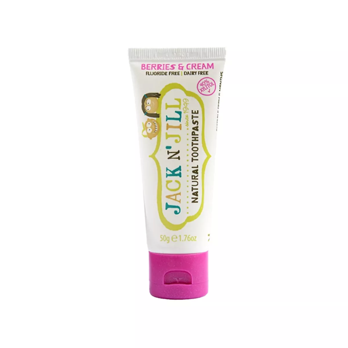 Jack N’ Jill – Natural Toothpaste Berries & Cream (+6m) 50 Gr