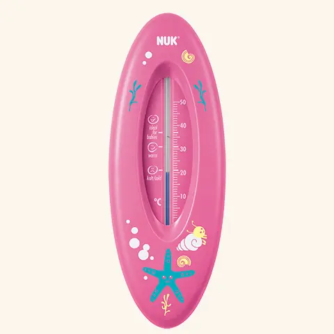 NUK - Bath Thermometer Pink