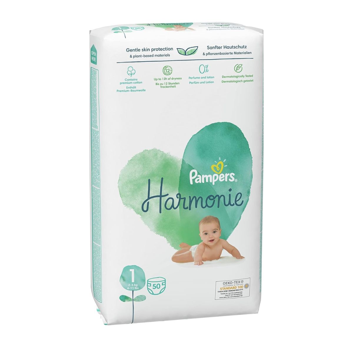 Pampers - Harmonie 1 (2-5 Kg) - 50 pcs
