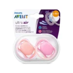 Philips Avent - Ultra Air Pacifier Soother Pink (6-18 m) - 2 pcs