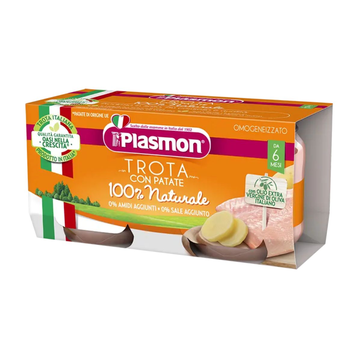 Plasmon - Pure me Trofte & Patate (6 m+) 2x80 Gr