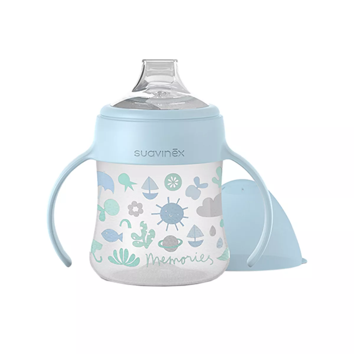 Suavinex – Memories - Feeding Bottle with handles (+4 m) 150 ML