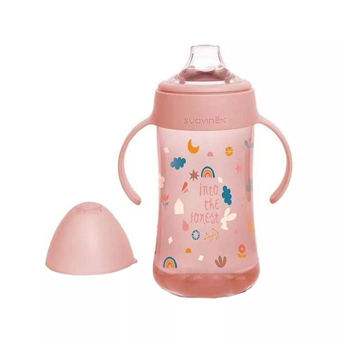 Suavinex –  Into the Forest – Feeding Bottle with handles (+4 m) 270 ML