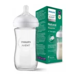 Philips Avent - Natural Response Baby Glass Bottle (1 m+) - 240ml