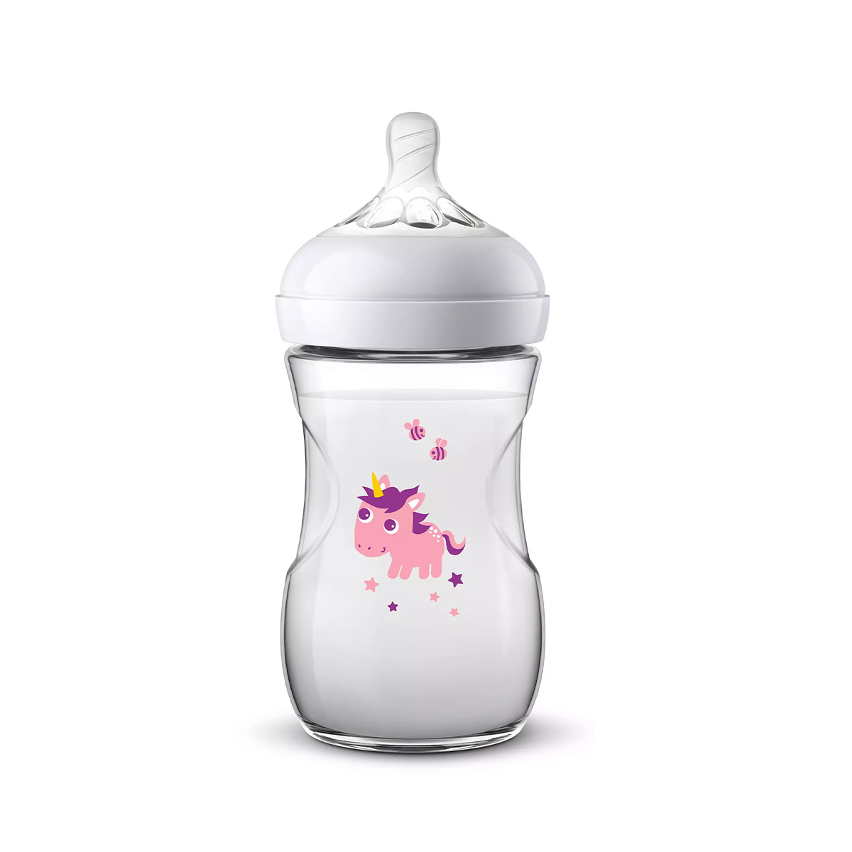Philips Avent - Natural Baby Bottle Pink Pony (1 m+) 260 ML