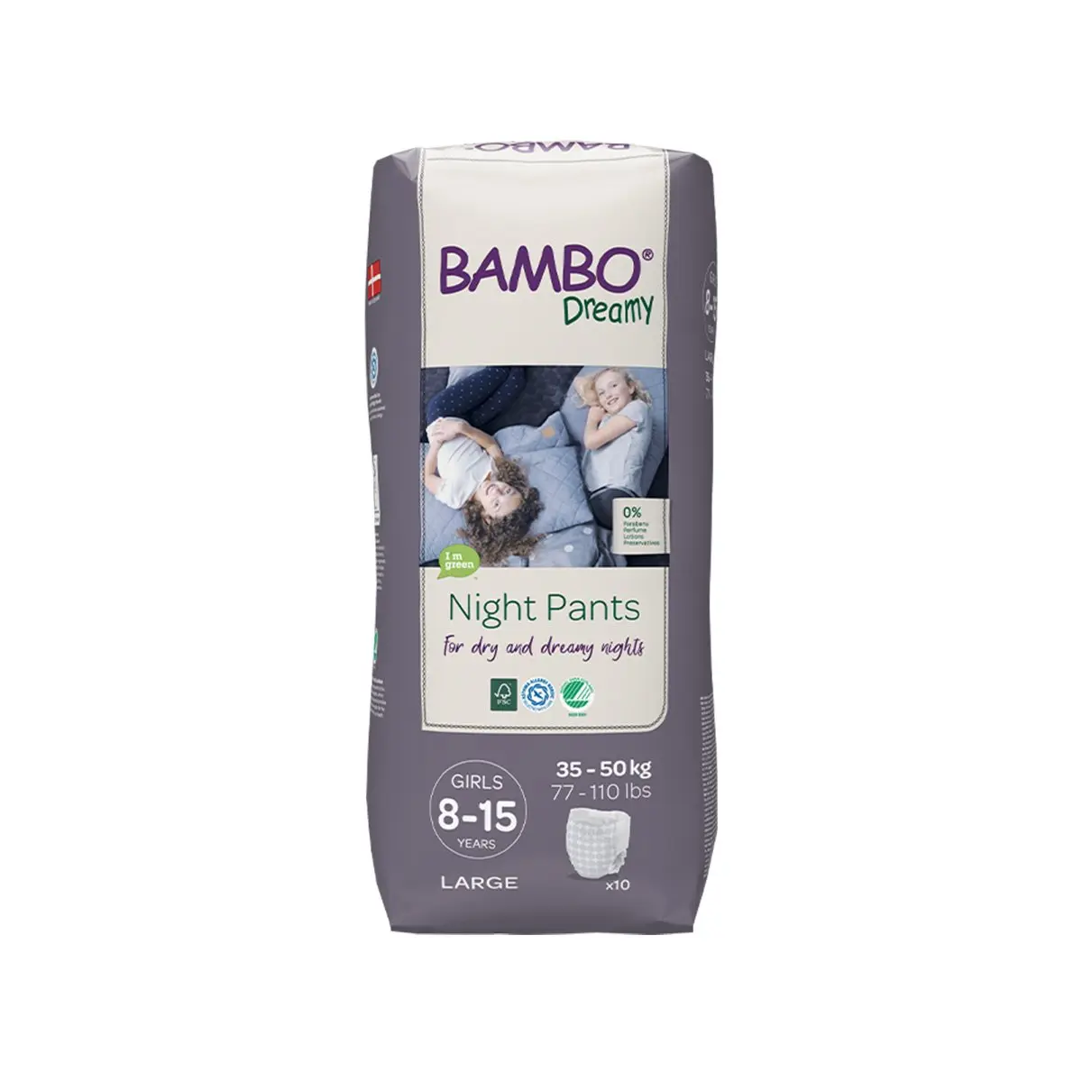Bambo Nature - Dreamy Night Pants Girls (8-15 Years) - 10 pcs