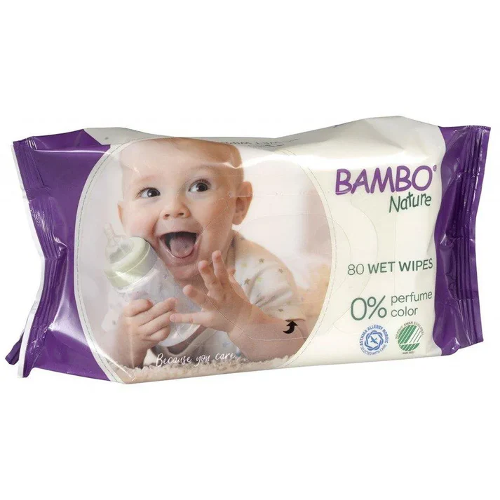 Bambo Nature – Wet Wipes - 80 pcs