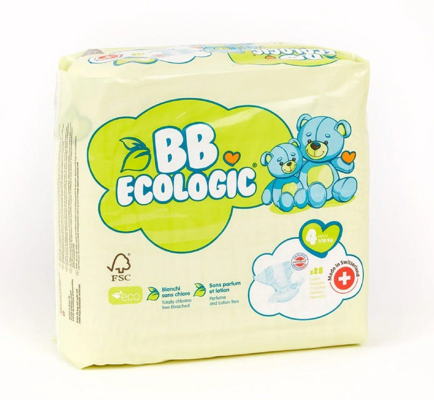 BB Ecologic - Pelena Maxi 4 (7-18 Kg) - 28 pcs