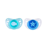 Chicco -Physio Forma – Biberon Rrens Silikoni Blu (6-16 m) 2pcs