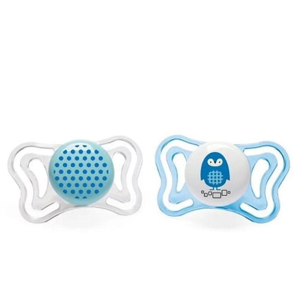 Chicco -Physio Forma Light – Biberon Rrens Silikoni Blu (2-6 m) - 2pcs