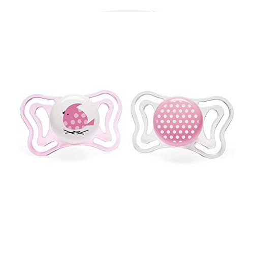 Chicco -Physio Forma Light – Biberon Rrens Silikoni Rozë (2-6 m) - 2pcs