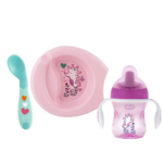 Chicco – Set Ushqimi Rozë (6 m+)