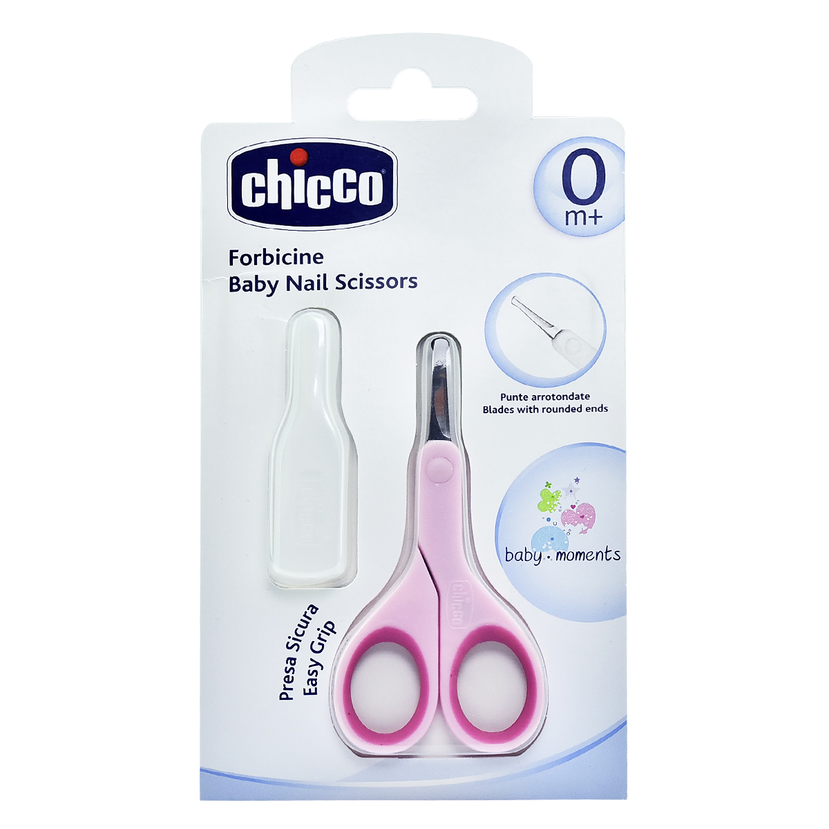 Chicco – Baby Nails Scissors Pink (0 m+)