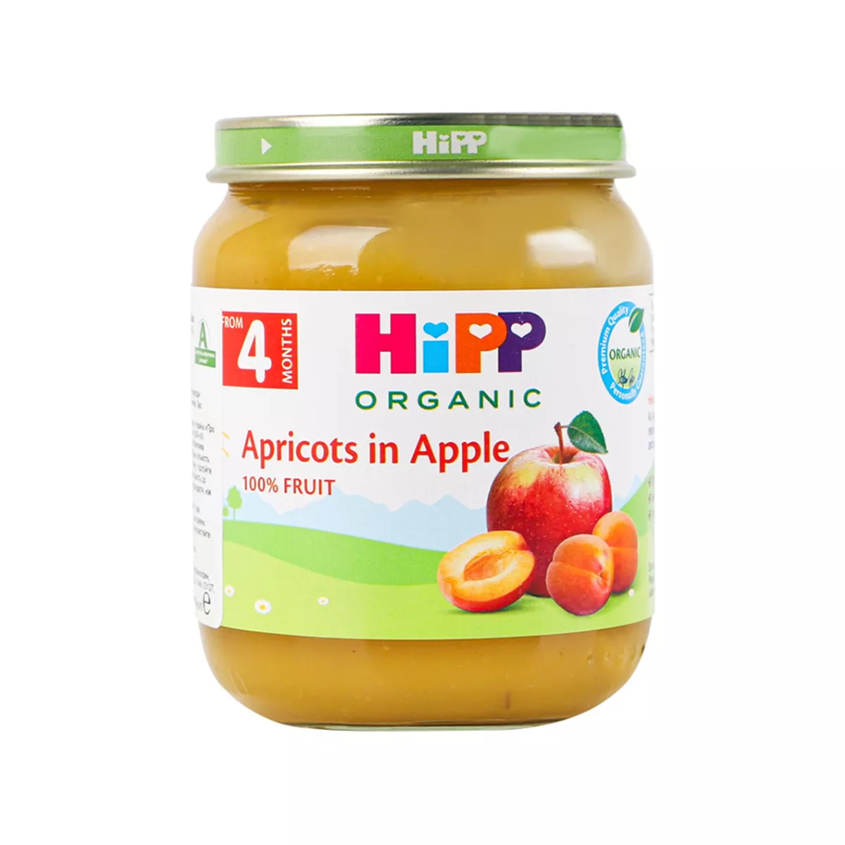 Hipp – Apricots in Apple - Pure me Kajsi & Mollë (4 m+) 125 Gr
