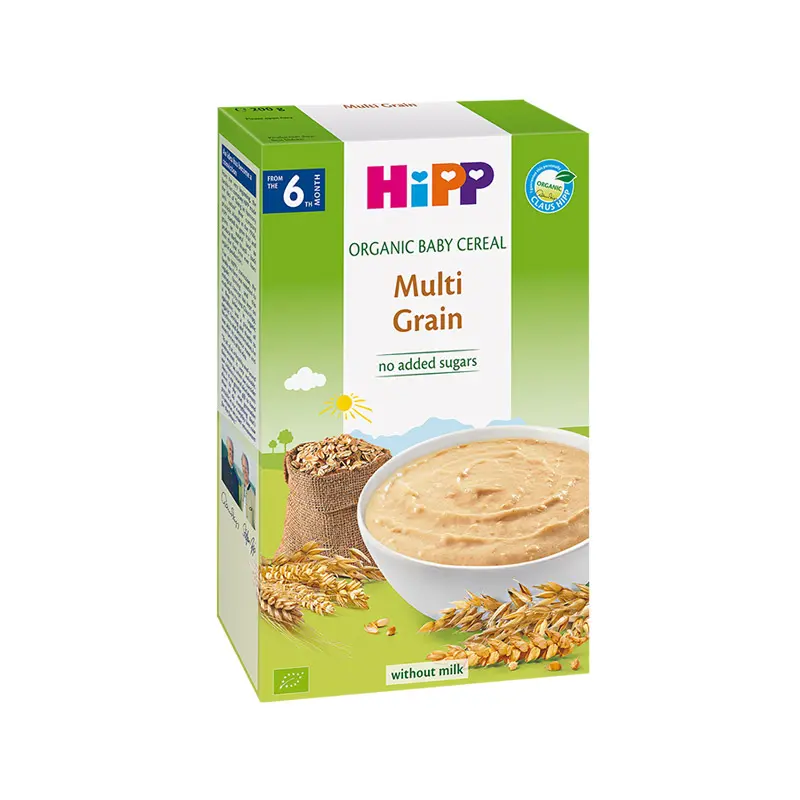 Hipp – Multi Grain - Muhalebi 4 Drithërash (6 m+) 200 Gr