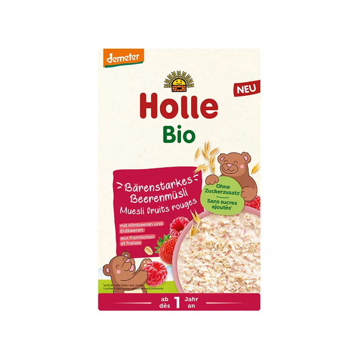 Holle - Organic Muesli Red Fruit (6 m+) 200 Gr