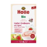 Holle – Organic Oat Cereal with Strawberry & Apple (6 m+) 250 Gr
