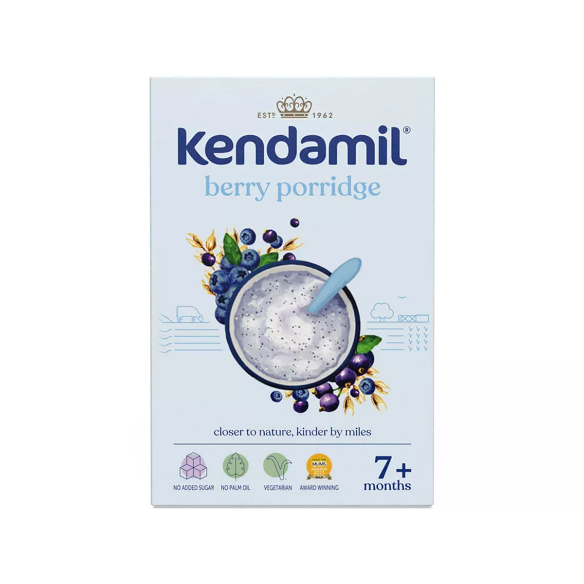 Kendamil – Berry Porridge - Pure Manaferrash (7 m+) 150 Gr