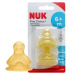 NUK - First Choice - Biberon Ushqyes Latex M (6 m+)