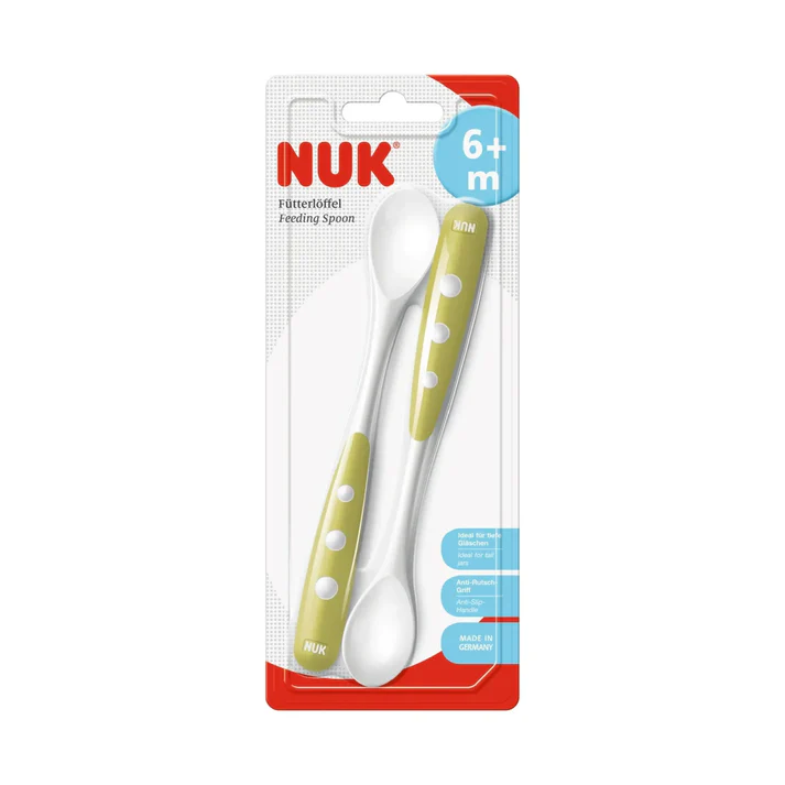 NUK – Easy Learning Feeding Spoon (6 m+) - 2 pcs